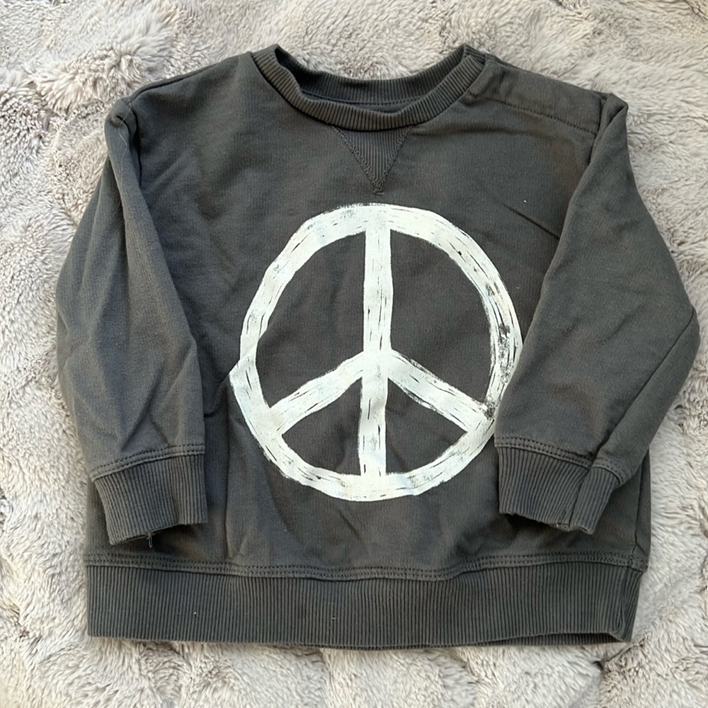 Little Co by Lauren Conrad Peace Sweatshirt